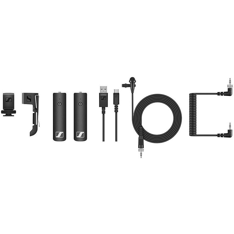 Foto van Sennheiser xsw-d portable lavalier set dasspeld draadloze microfoonset zendmethode:radiografisch