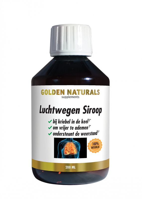 Foto van Golden naturals luchtwegen siroop