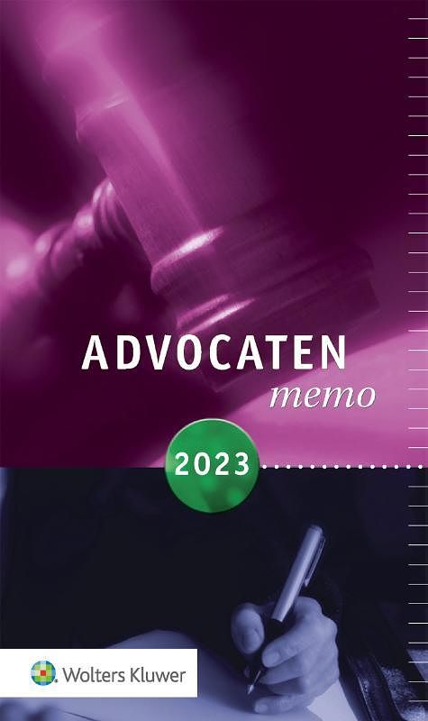 Foto van Advocatenmemo 2023 - paperback (9789013171051)