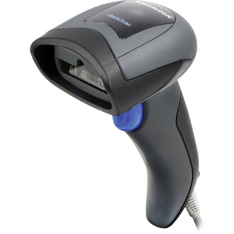 Foto van Datalogic quickscan i qd2131 barcodescanner kabel 1d imager zwart handmatig usb