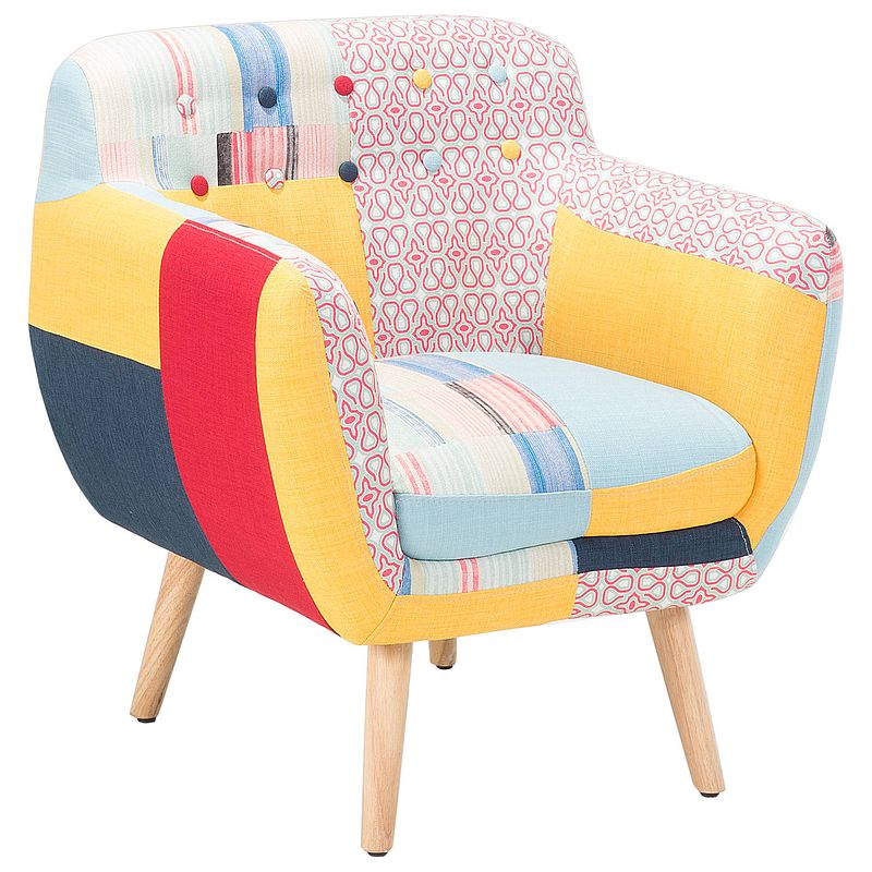 Foto van Beliani melby fauteuil polyester 48 x 68 cm