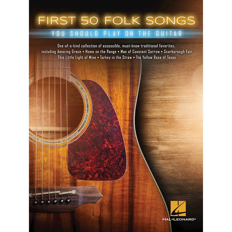 Foto van Hal leonard first 50 folk songs you should play on guitar songboek voor gitaar