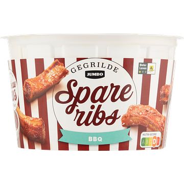 Foto van Jumbo gegrilde spare ribs bbq 600g