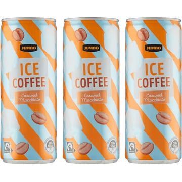 Foto van Jumbo ijskoffie caramel macchiato 3 x 250ml