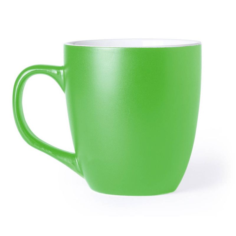 Foto van 1x groene drinkbekers/mokken groen 440 ml - bekers