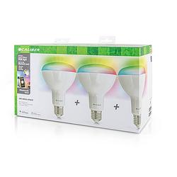 Foto van Caliber slimme lamp - 3 pack - br30 - rgb en wit kleuren (hbt-br30-3pack)