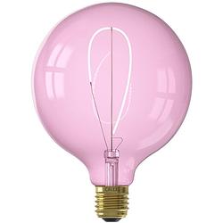 Foto van Calex - led lamp - nora quartz g125 - e27 fitting - dimbaar - 4w - warm wit 2000k - roze