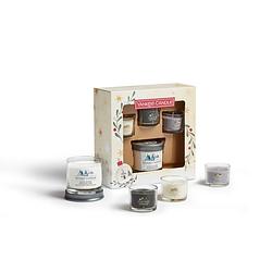 Foto van Yankee candle giftset (tumbler kaars & 3 filled votives) snow globe wonderland - 4 stuks