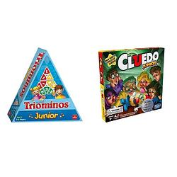 Foto van Spellenbundel - 2 stuks - triominos junior & cluedo junior