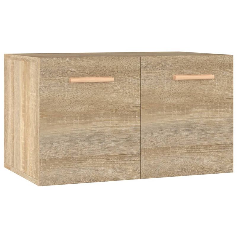 Foto van The living store wandkast sonoma eiken - 60 x 36.5 x 35 cm - 2 vakken