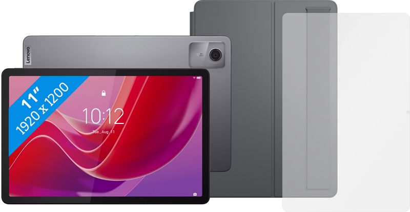 Foto van Lenovo tab m11 11 inch 128gb 8gb ram wifi + beschermpakket