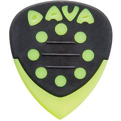 Foto van Dava control grip tips nylon green 6 pack plectrumset