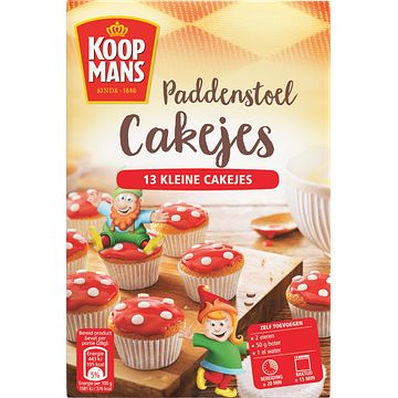 Foto van Koopmans paddenstoel cakejes 220g bij jumbo