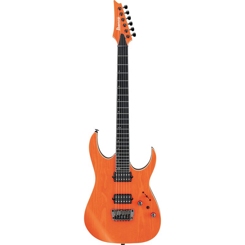 Foto van Ibanez rgr5221 prestige transparent fluorescent orange elektrische gitaar