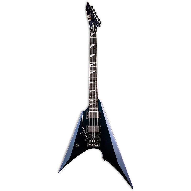 Foto van Esp ltd deluxe arrow-1000 lh violet andromeda linkshandige elektrische gitaar