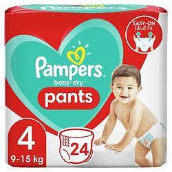 Foto van Pampers baby-dry pants luier maat 4, 24 slipjes