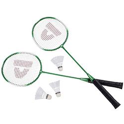 Foto van Donnay badmintonset groen 6-delig 67 cm - badmintonsets