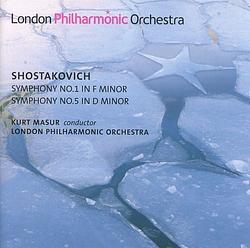 Foto van Shostakovich: symphony no.1 and no.5 - cd (5060096760016)