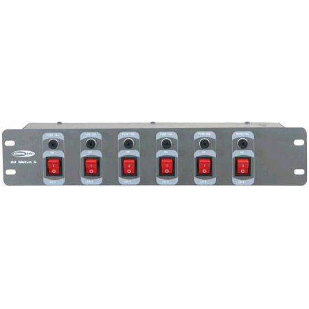 Foto van Showtec dj-switch 6 aan-uit switcher