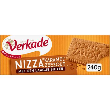 Foto van Verkade nizza karamel zeezout 240g bij jumbo