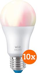 Foto van Wiz smart lamp 10-pack - gekleurd en wit licht - e27