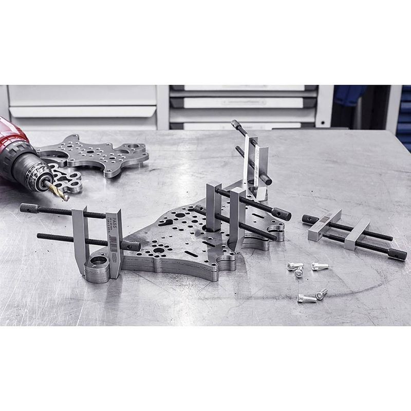 Foto van Parallelle schroefklem bessey 4008158006826 spanbreedte (max.):70 mm afm. werkbereik:43 mm