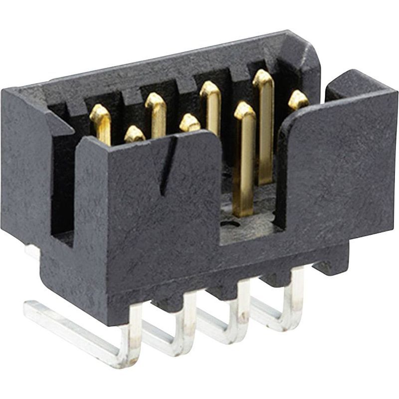 Foto van Molex 878331231 male connector met vergrendeling rastermaat: 2 mm totaal aantal polen: 12 aantal rijen: 2 1 stuk(s) tube