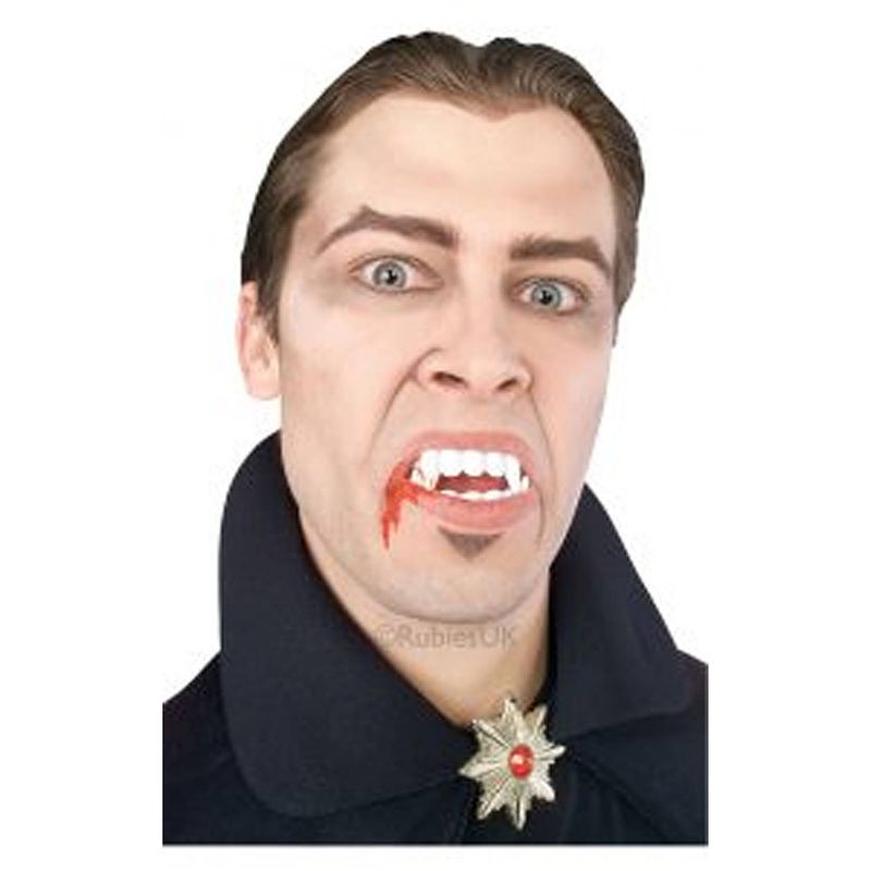 Foto van Vampier tanden - volwassenen - kunstgebit - halloween/horror thema - dracula - verkleedattributen