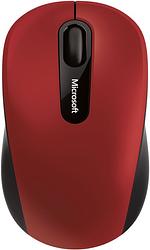 Foto van Microsoft wireless mobile mouse 3600 rood bluetooth