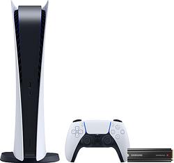 Foto van Playstation 5 digital edition + samsung 980 pro 2tb w/ heatsink