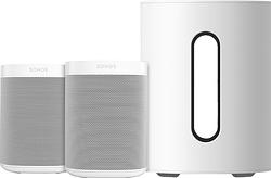 Foto van Sonos one duo pack + sonos sub mini wit