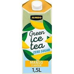 Foto van Jumbo green ice tea zero sugar mango 1, 5l