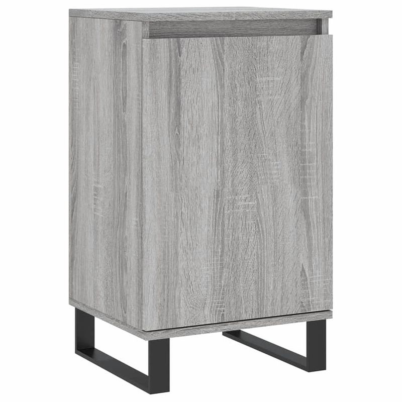 Foto van Vidaxl dressoir 40x35x70 cm bewerkt hout grijs sonoma