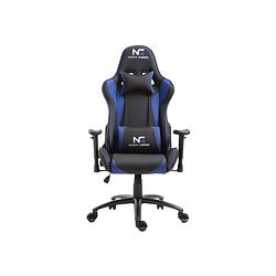 Foto van Nordic gaming racer gamestoel zwart en blauw.