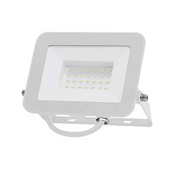 Foto van V-tac vt-44030-w witte led schijnwerpers - samsung - ip65 - 30w - 2505 lumen - 6500k - 5 jaar