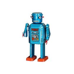 Foto van Retro robot 13 cm blauw