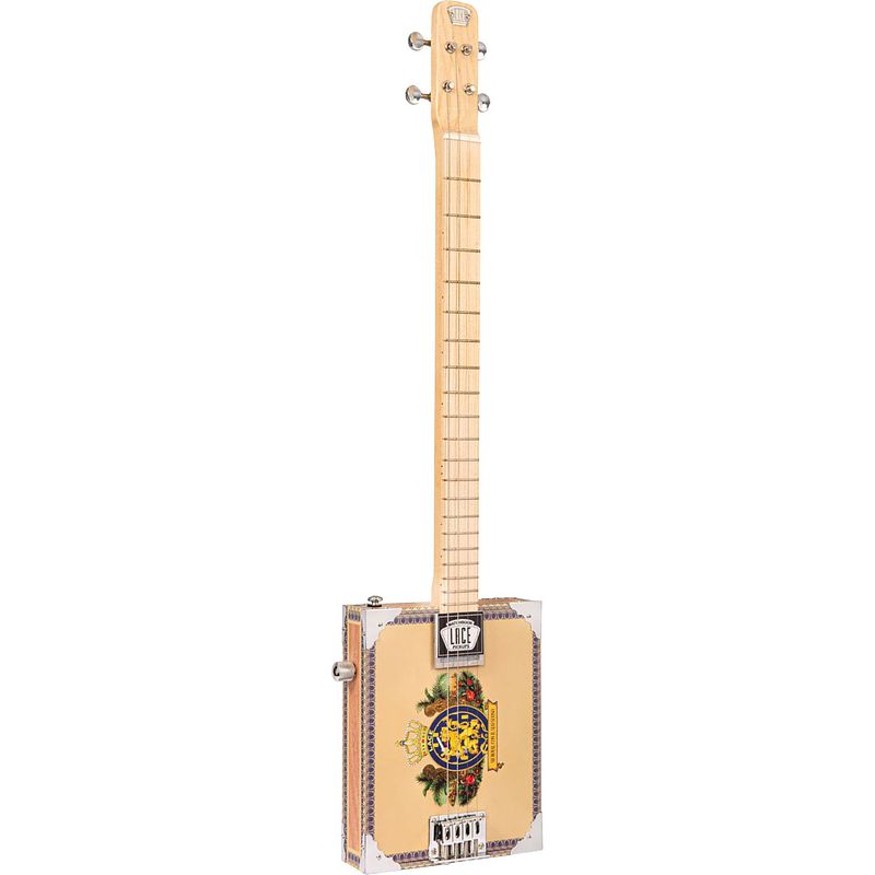 Foto van Lace cigar box guitar royalty 4-string 4-snarige elektrische gitaar