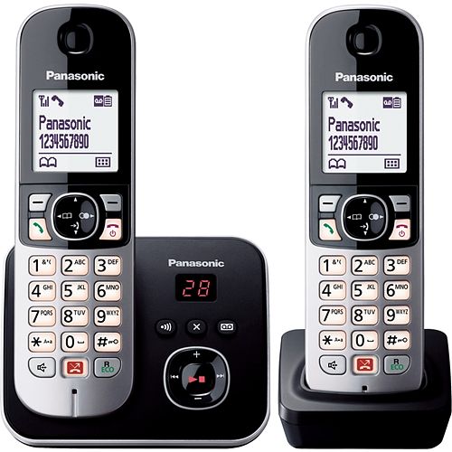 Foto van Panasonic dect telefoon kx-tg6862nlb