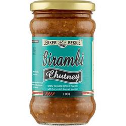 Foto van Lekker bekkie birambi chutney 290ml bij jumbo