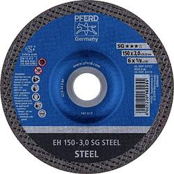 Foto van Pferd eh 150-3,0 sg steel 61323122 doorslijpschijf gebogen 150 mm 22.23 mm 25 stuk(s)