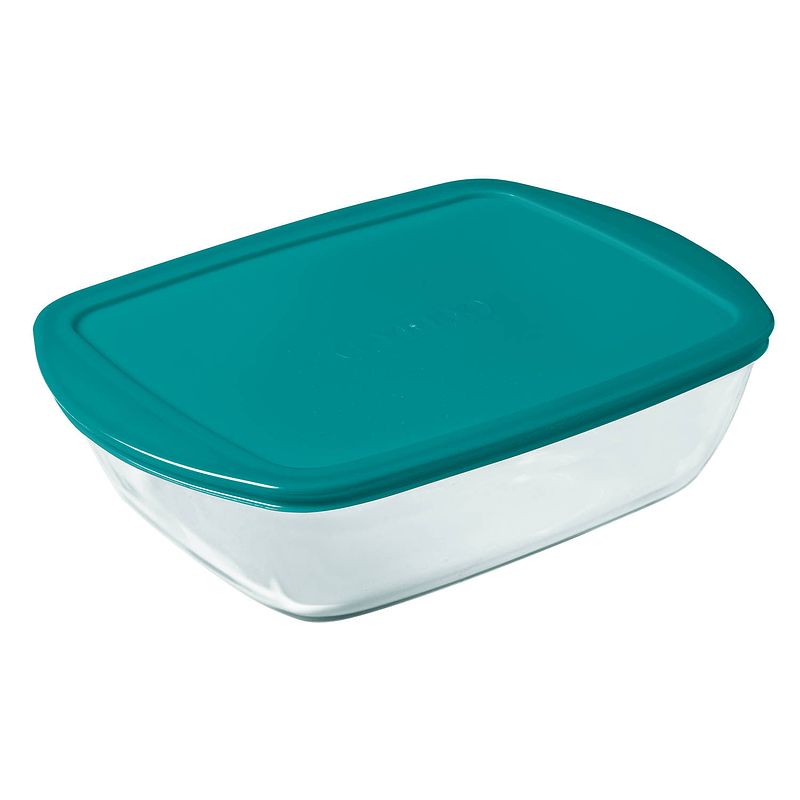 Foto van Pyrex ovenschaal met deksel cook & store - 23 x 15 x 6 cm / 1.1 liter