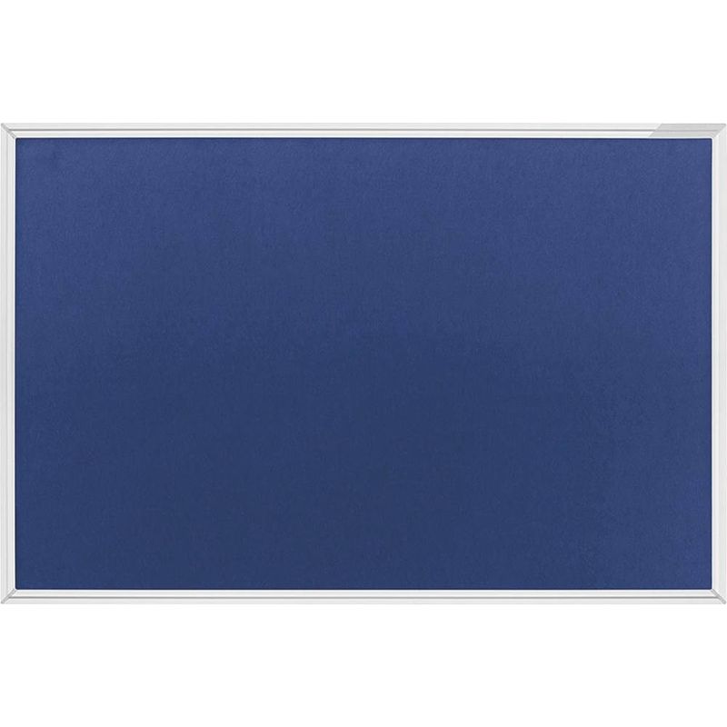 Foto van Magnetoplan 1415003 prikbord koningsblauw, grijs vilt 1500 mm x 1000 mm