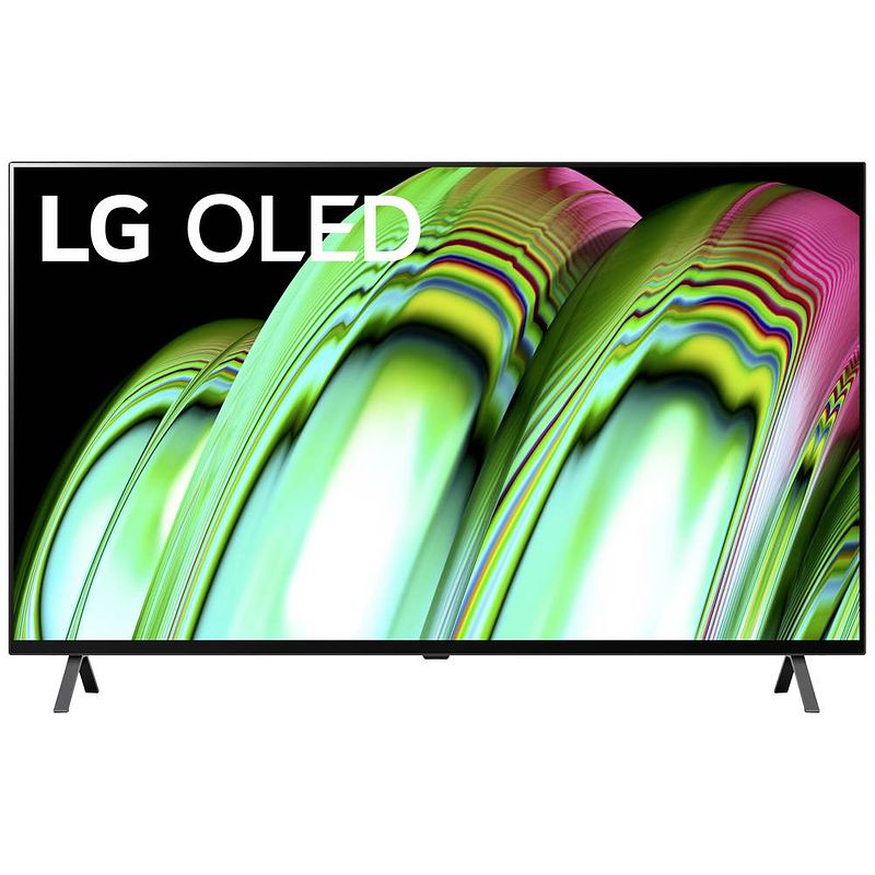 Foto van Lg electronics oled65a29la.aeud oled-tv 164 cm 65 inch energielabel f (a - g) dvb-t2, dvb-c, dvb-s2, uhd, smart tv, wifi, pvr ready, ci+* zwart