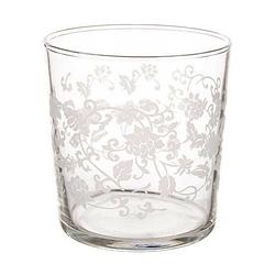 Foto van Bierglas blad van een plant transparant wit glas (380 ml) (18 stuks)