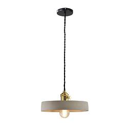 Foto van Quvio hanglamp beton klein rond grijs - quv5095l-grey