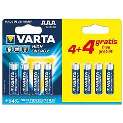 Foto van Batterij varta aaa 8 stuks