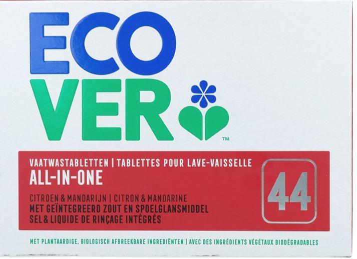 Foto van Ecover all-in-one vaatwastabletten