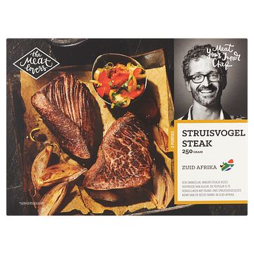 Foto van The meat lovers struisvogel steak 2 porties 250g bij jumbo