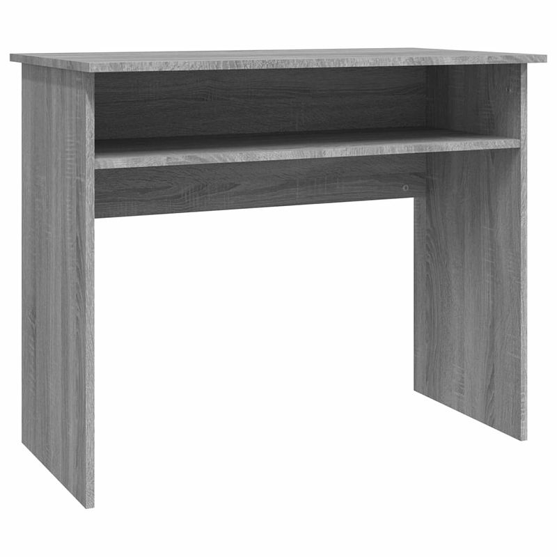 Foto van Vidaxl bureau 90x50x74 cm bewerkt hout grijs sonoma eikenkleurig