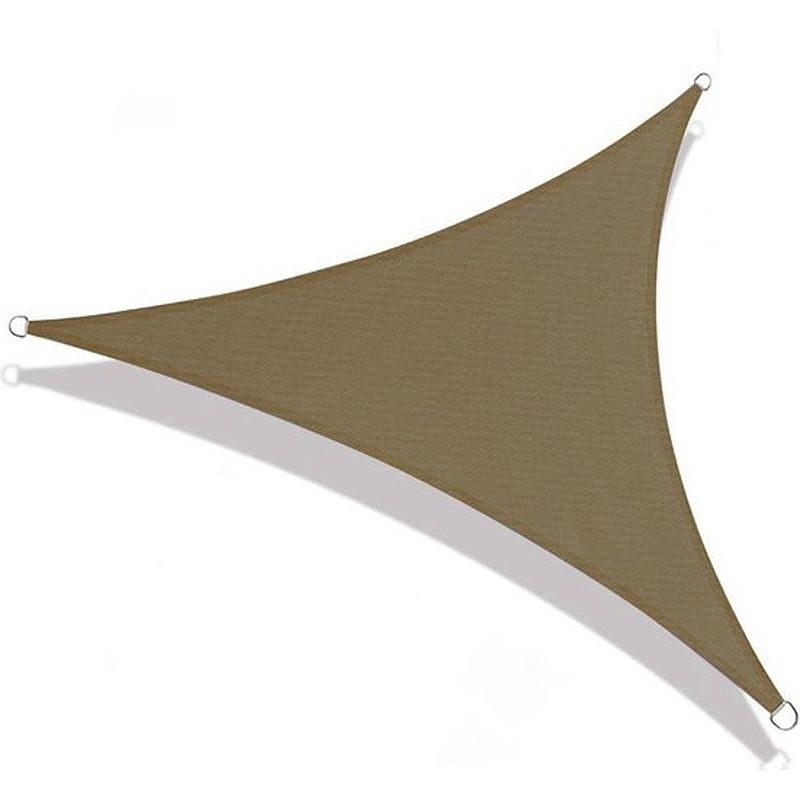 Foto van Maxxgarden schaduwdoek - driehoekig - 3,6m x 3,6m x 3,6m (taupe)